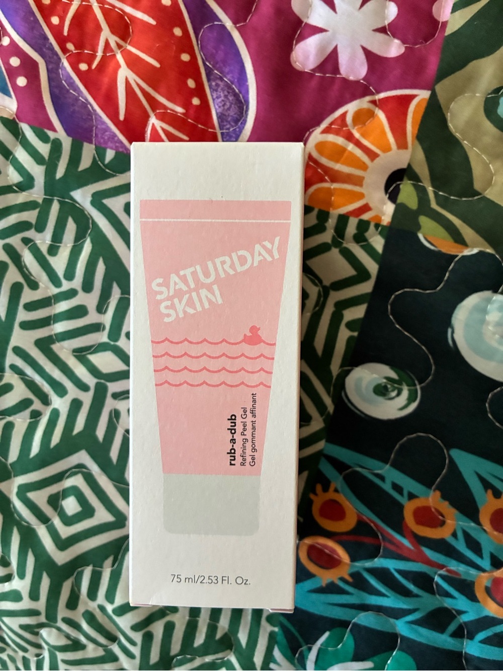 Saturday Skin Rub-A-Dub Refining Peel Gel - Pink & White Tube